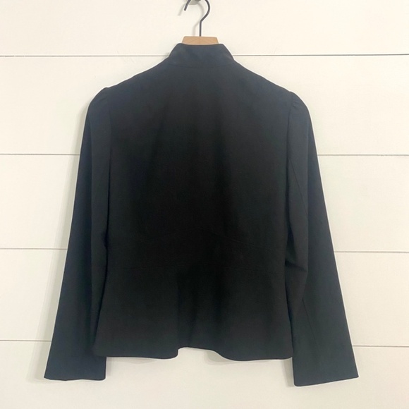 Banana Republic Black Cropped Blazer Suit Jacket, Womens Size 2 - Picture 3 of 6